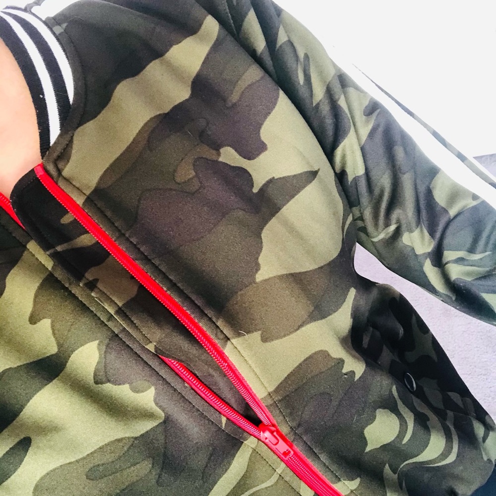 Camouflage sweater
